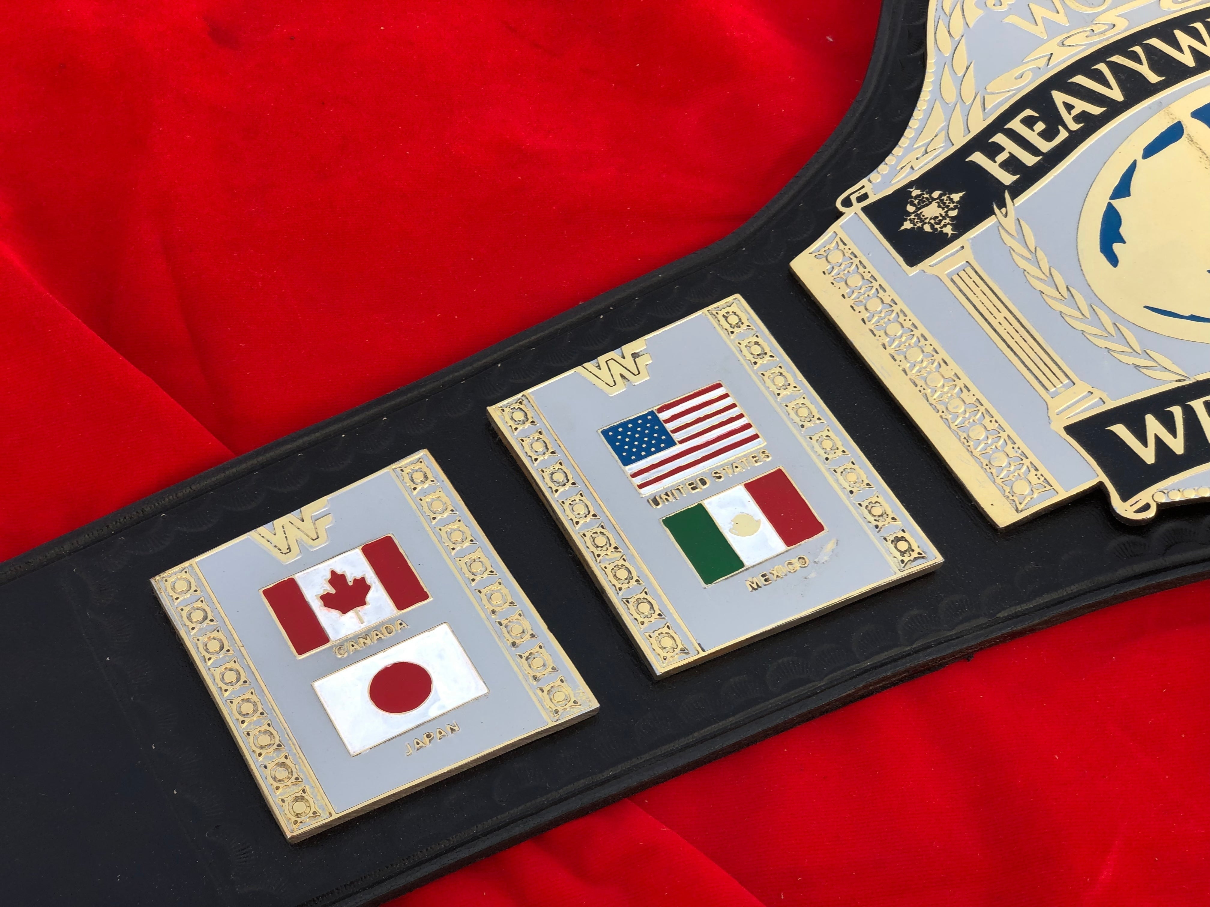 WWF HULK HOGAN 86 WORLD HEAVYWEIGHT WRESTLING CHAMPIONSHIP BELT REPLICA Championship Belts Online