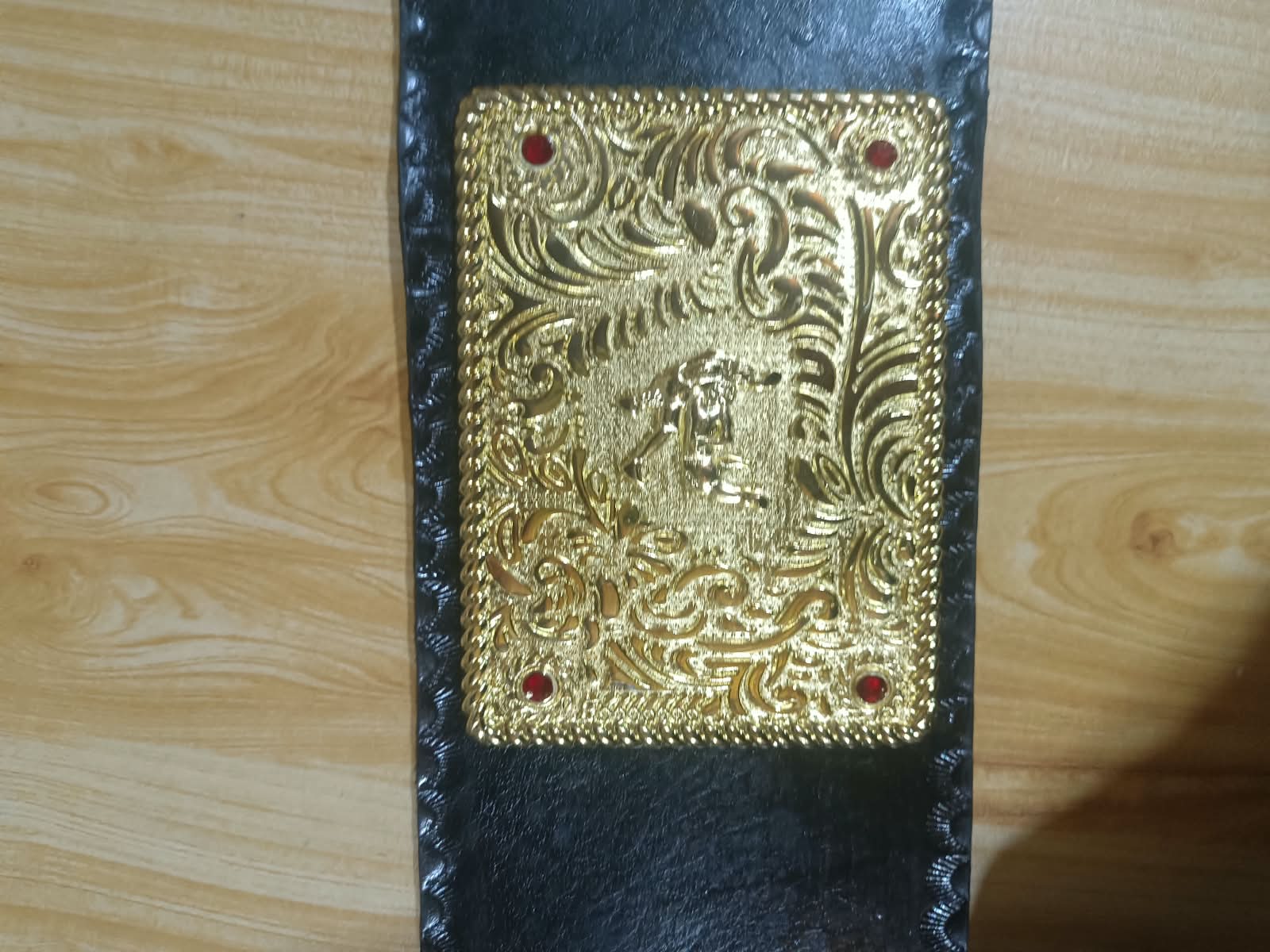 Classic Big Gold wrestling belt replica