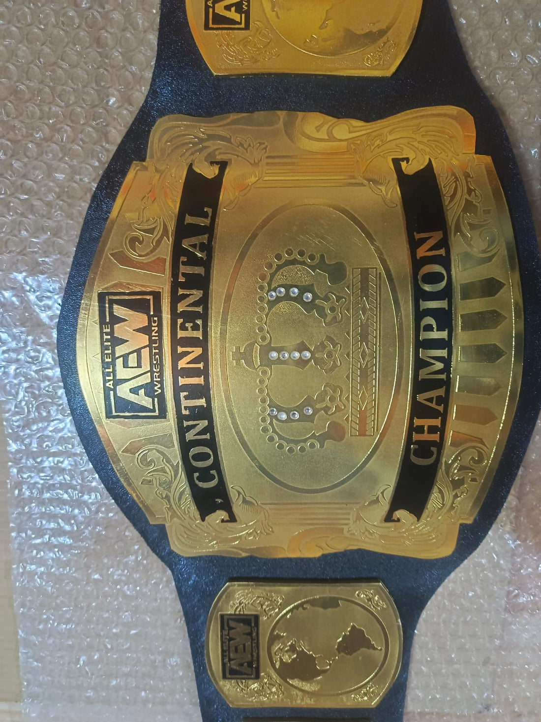 AEW Continental Champion Replica Belt – Gold Wrestling Title