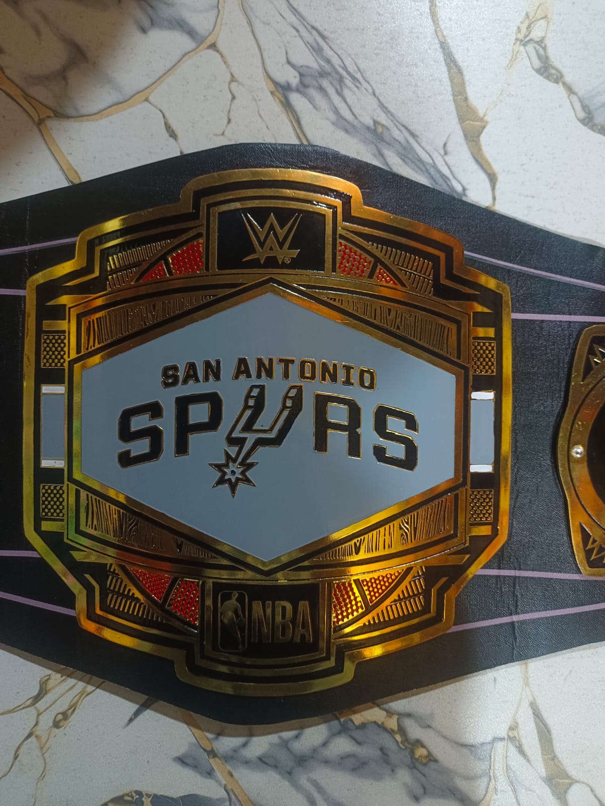 San Antonio Spurs NBA Championship Belt