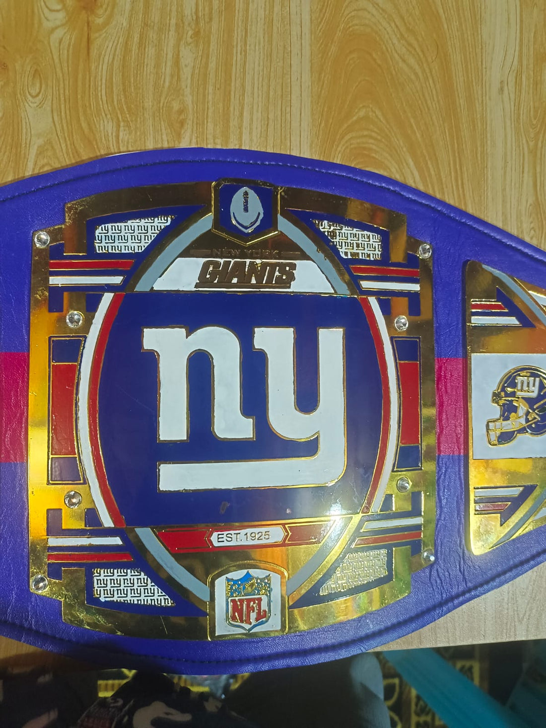 New York Giants WWE Legacy Title Belt