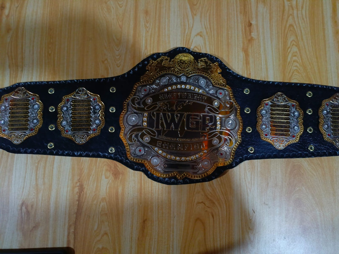IWGP Heavyweight Championship Replica Belt - Authentic NJPW Design for Wrestling Fans
