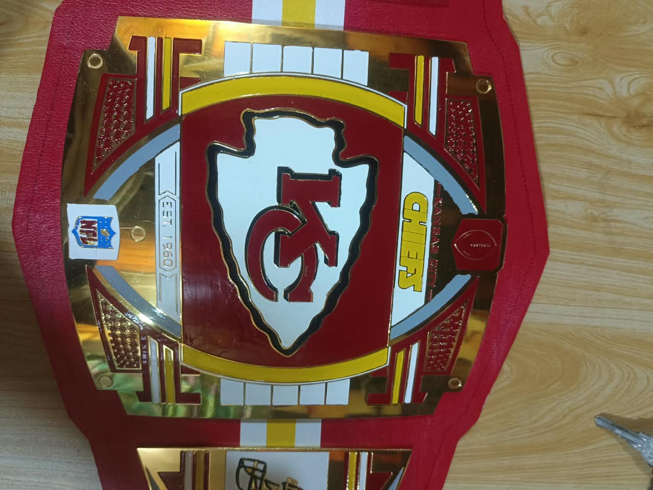Kansas City Chiefs WWE Legacy Title Belt