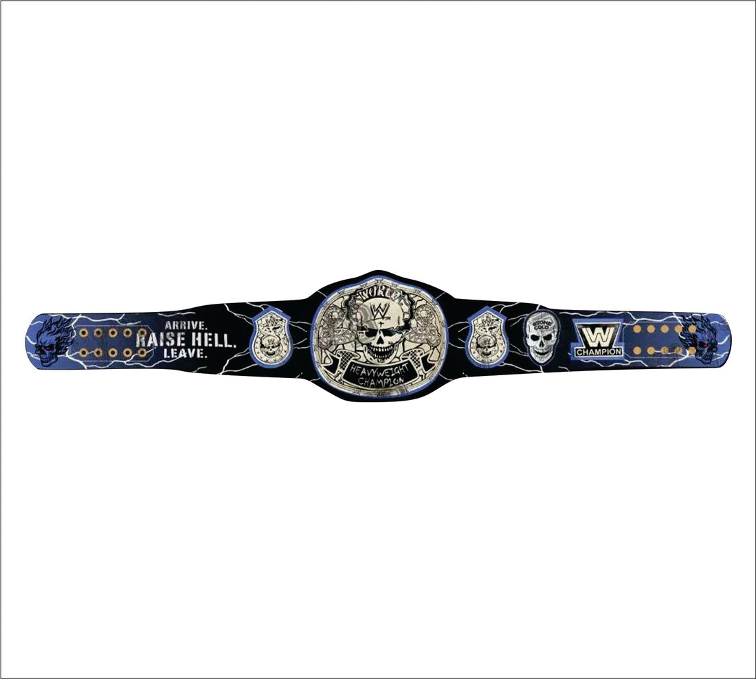 Custom New Stone Cold Limited Edition Smoking Skull Championship Wrestling Title Belt Championship Belts Online