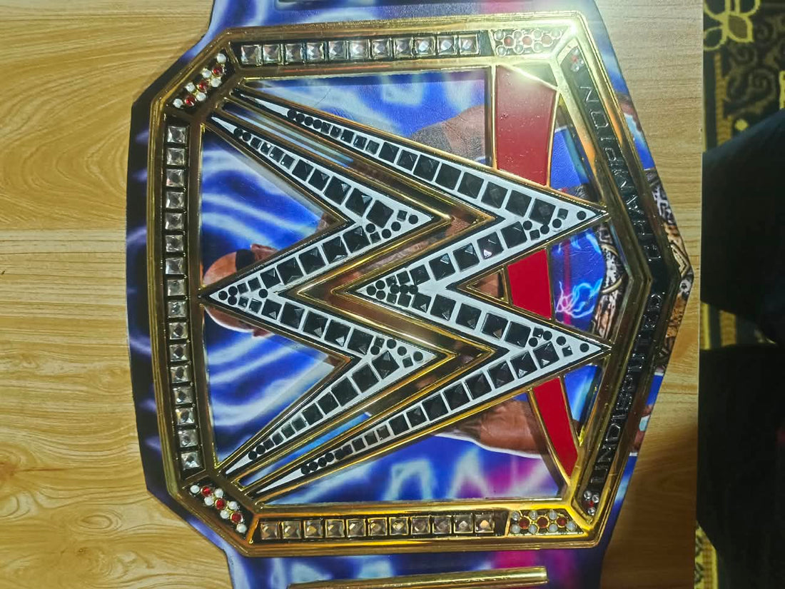 The Rock Custom Undisputed World Wrestling Championship Belt