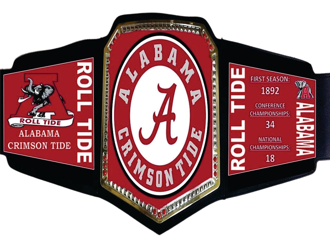 Alabama Crimson Tide WWE College Legacy Title Belt Championship Belts Online
