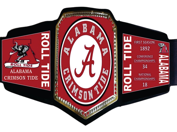 Alabama Crimson Tide WWE College Legacy Title Belt Championship Belts Online