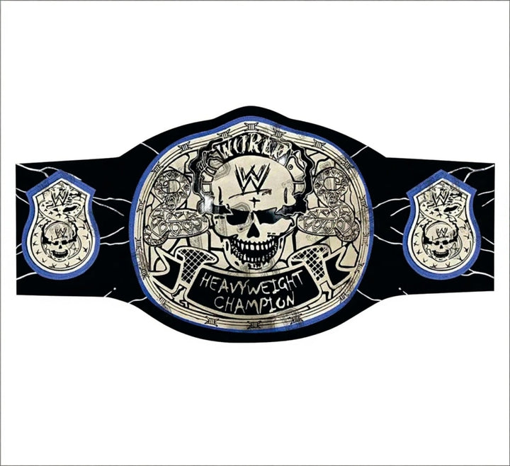 Custom New Stone Cold Limited Edition Smoking Skull Championship Wrestling Title Belt Championship Belts Online