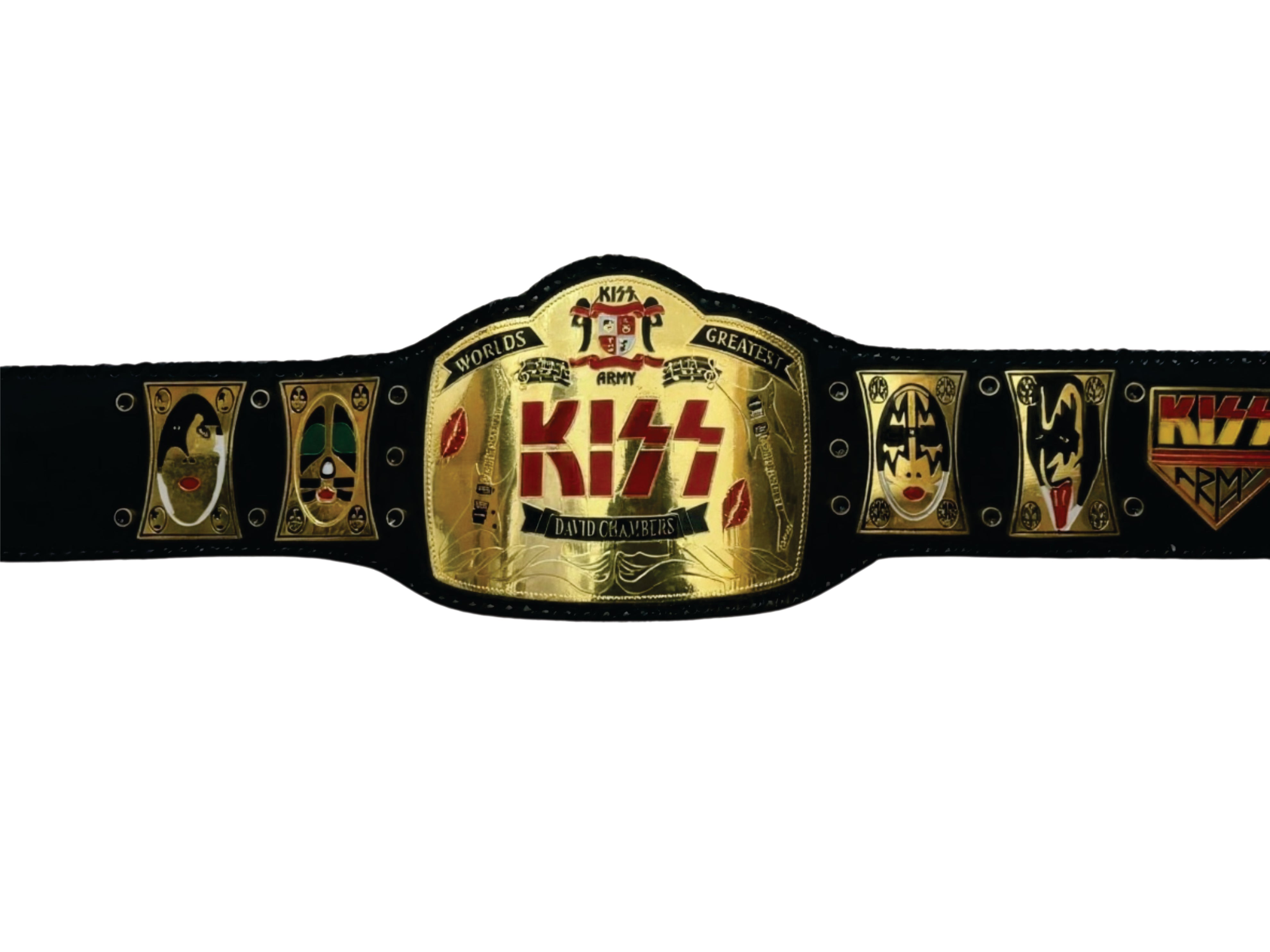 Worlds Greatest Kiss Rock Band Champion Belt Championship Belts Online