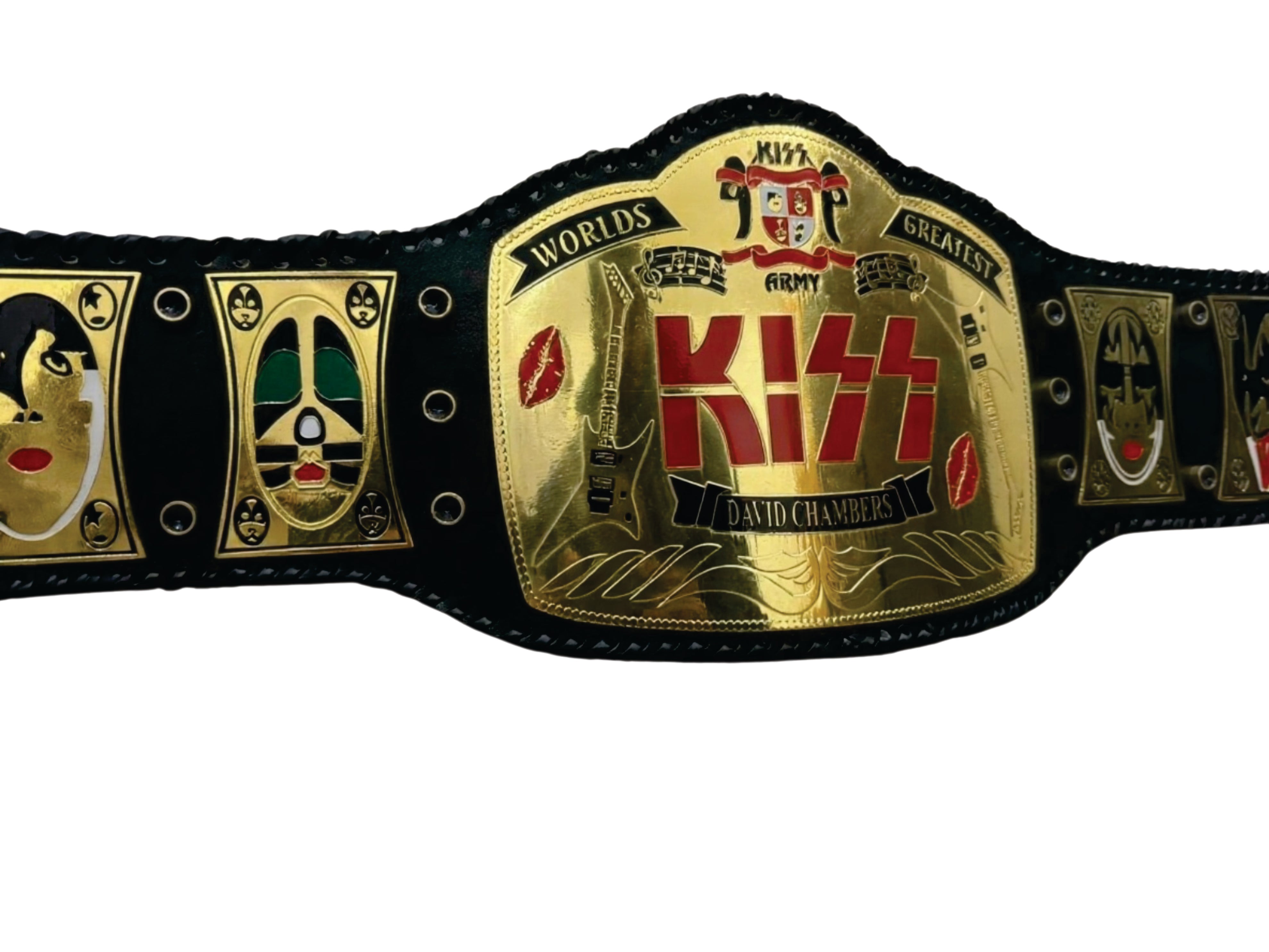 Worlds Greatest Kiss Rock Band Champion Belt Championship Belts Online