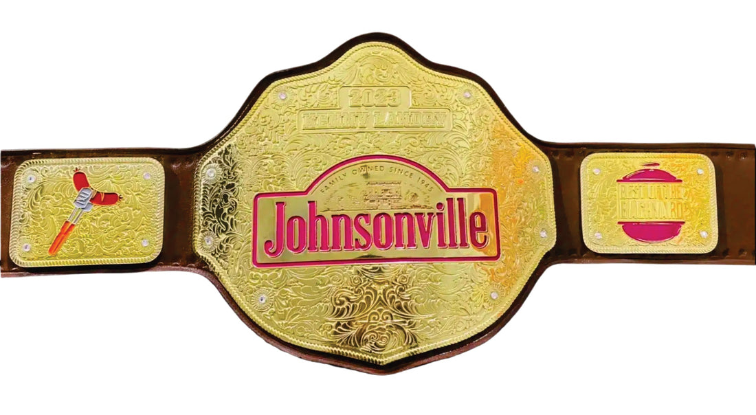 Customiazble Johnsonville Sausage World Championship Wrestling Belt Championship Belts Online