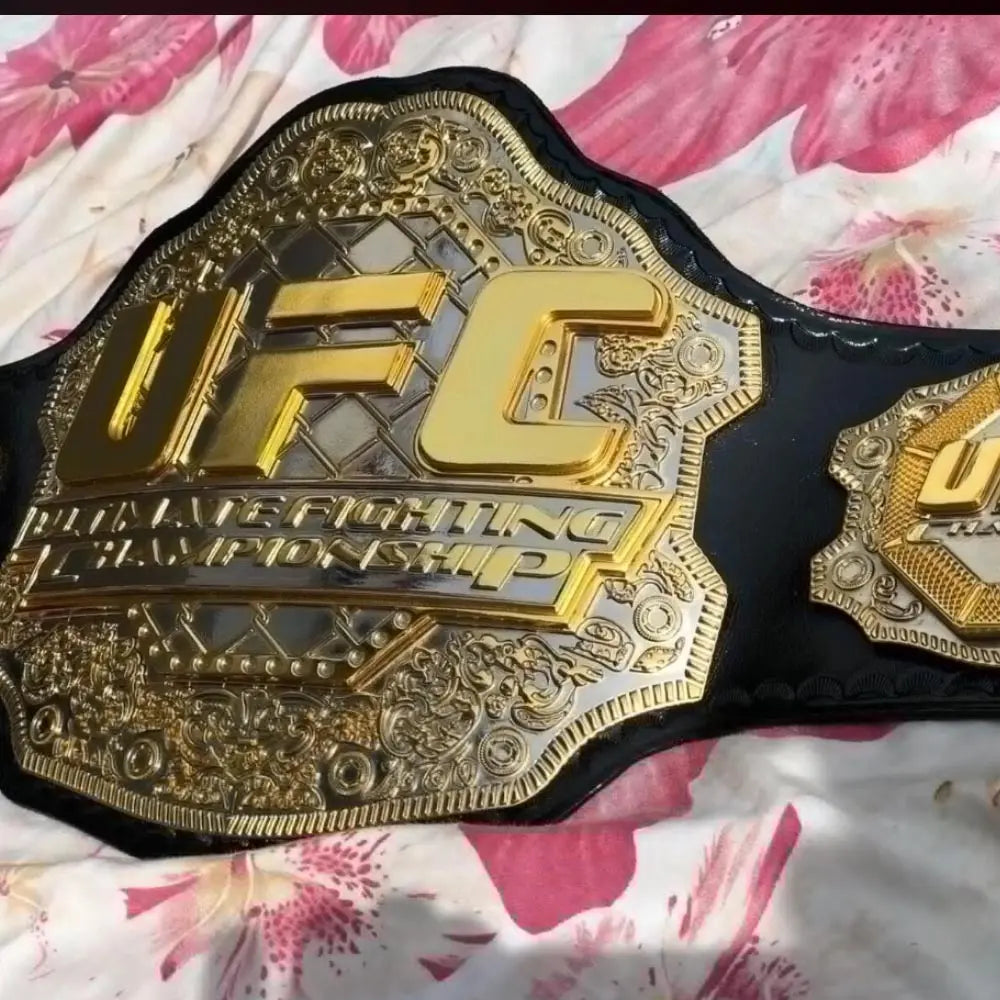 UFC TRIPLE STACK CNC MADE CHAMPIONSHIP BELT Championship Belts Online