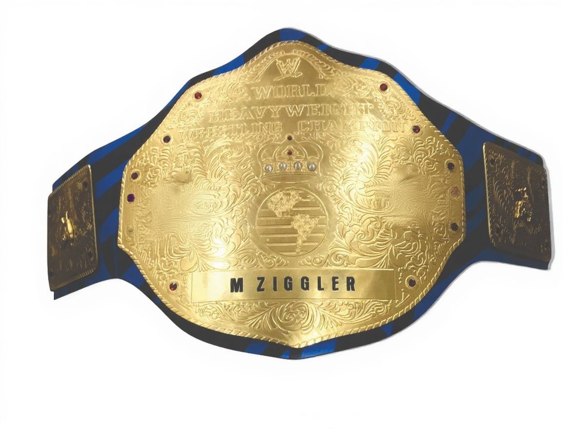 Custom Dolph Ziggler Big Gold World Heavyweight Championship Belt Championship Belts Online