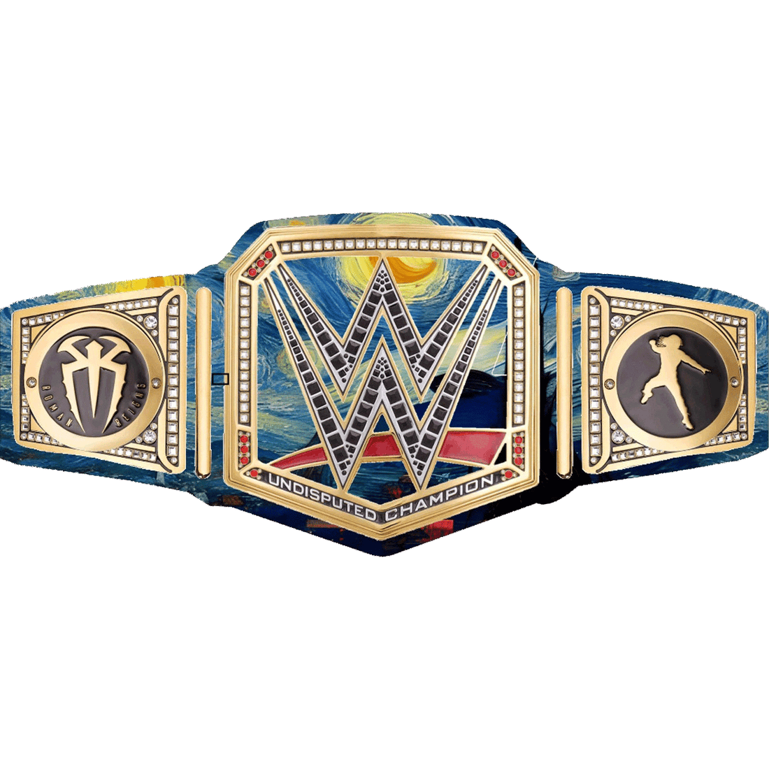 Custom Clash In Paris WWE Roman Reigns Inspired Championship Replica Wrestling Title Belt Championship Belts Online