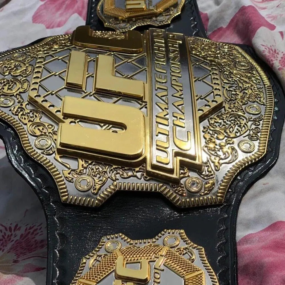 UFC TRIPLE STACK CNC MADE CHAMPIONSHIP BELT Championship Belts Online