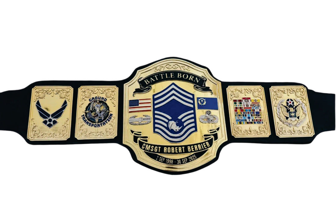 Battle Born CMSGT Robert Berrier Championship Belt Championship Belts Online