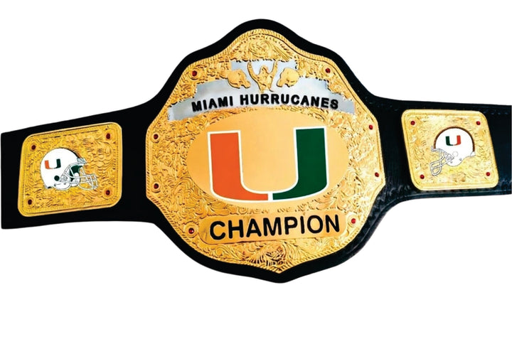 Miami Hurricanes Wrestling Championship Legacy Title Belt Championship Belts Online