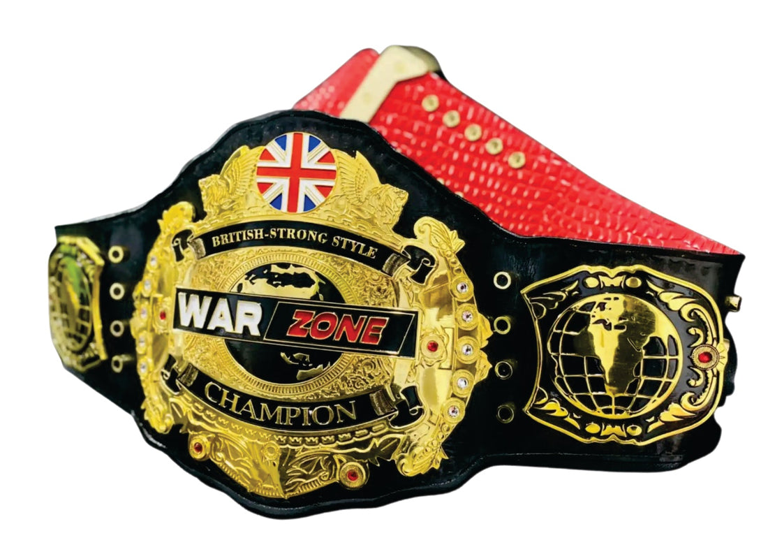 British-Strong Style War Zone Champion Championship Belt Championship Belts Online