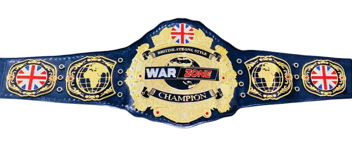 British-Strong Style War Zone Champion Championship Belt Championship Belts Online