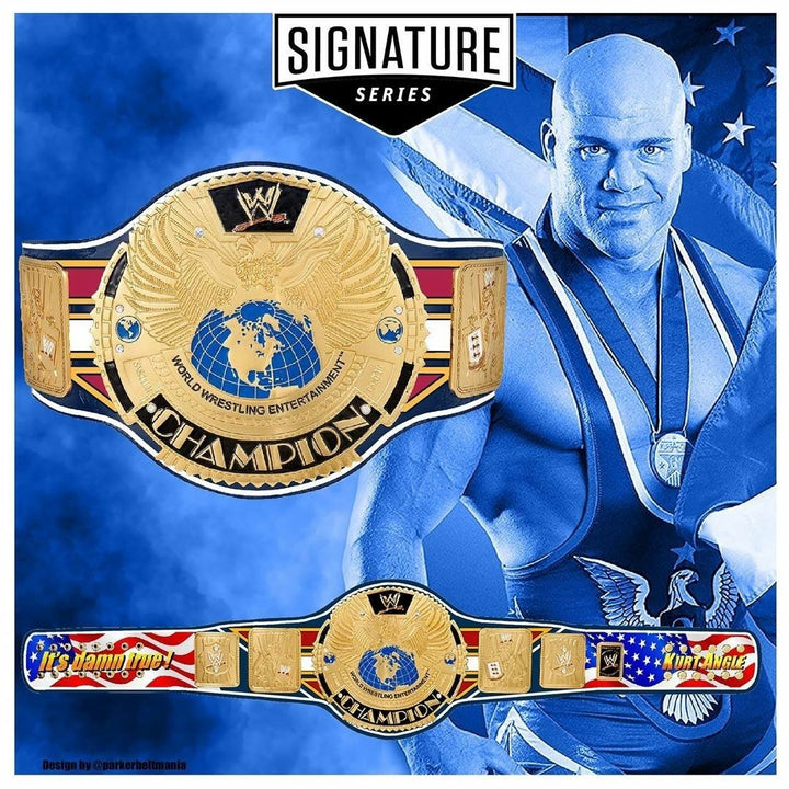 WCW Goldberg Big Gold Signature Series Heavyweight Wrestling Belt Replica Championship Belts Online