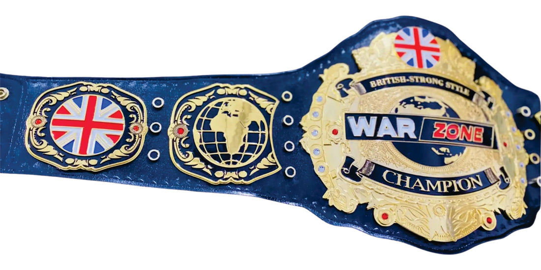 British-Strong Style War Zone Champion Championship Belt Championship Belts Online