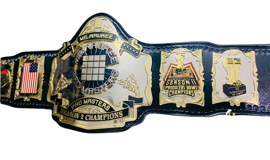 MILWAUKEE PAD MASTER CHAMPIONSHIP WRESTLING BELT Championship Belts Online