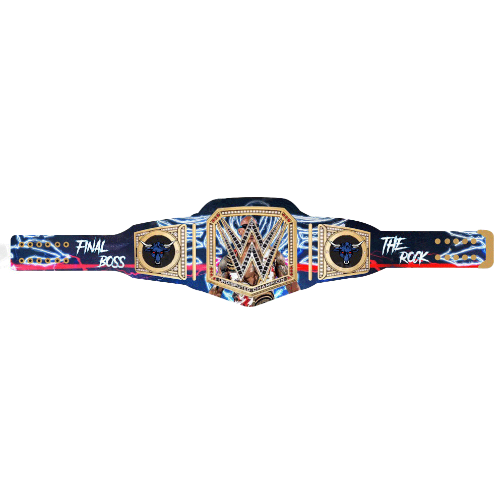 The Rock Final Boss Signature Series Championship Belt Championship Belts Online