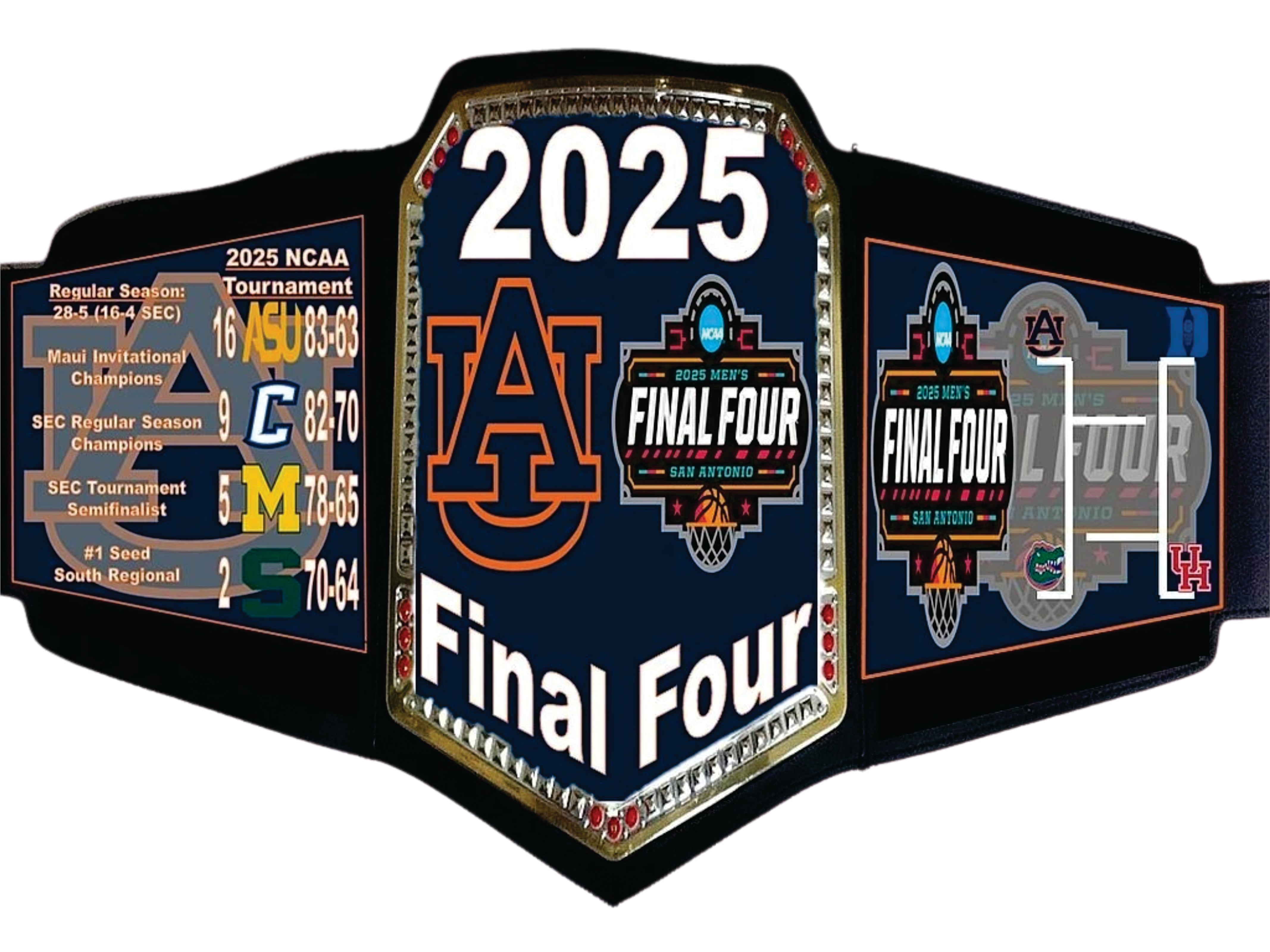 2025 Houston Cougars NCAA Men's Basketball Final Four Championship Belt Championship Belts Online