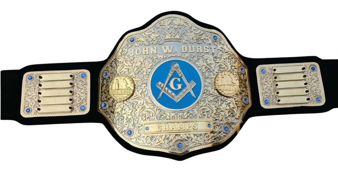 John W. Durst Cornhole Trophy  Champions Championship Belt Championship Belts Online