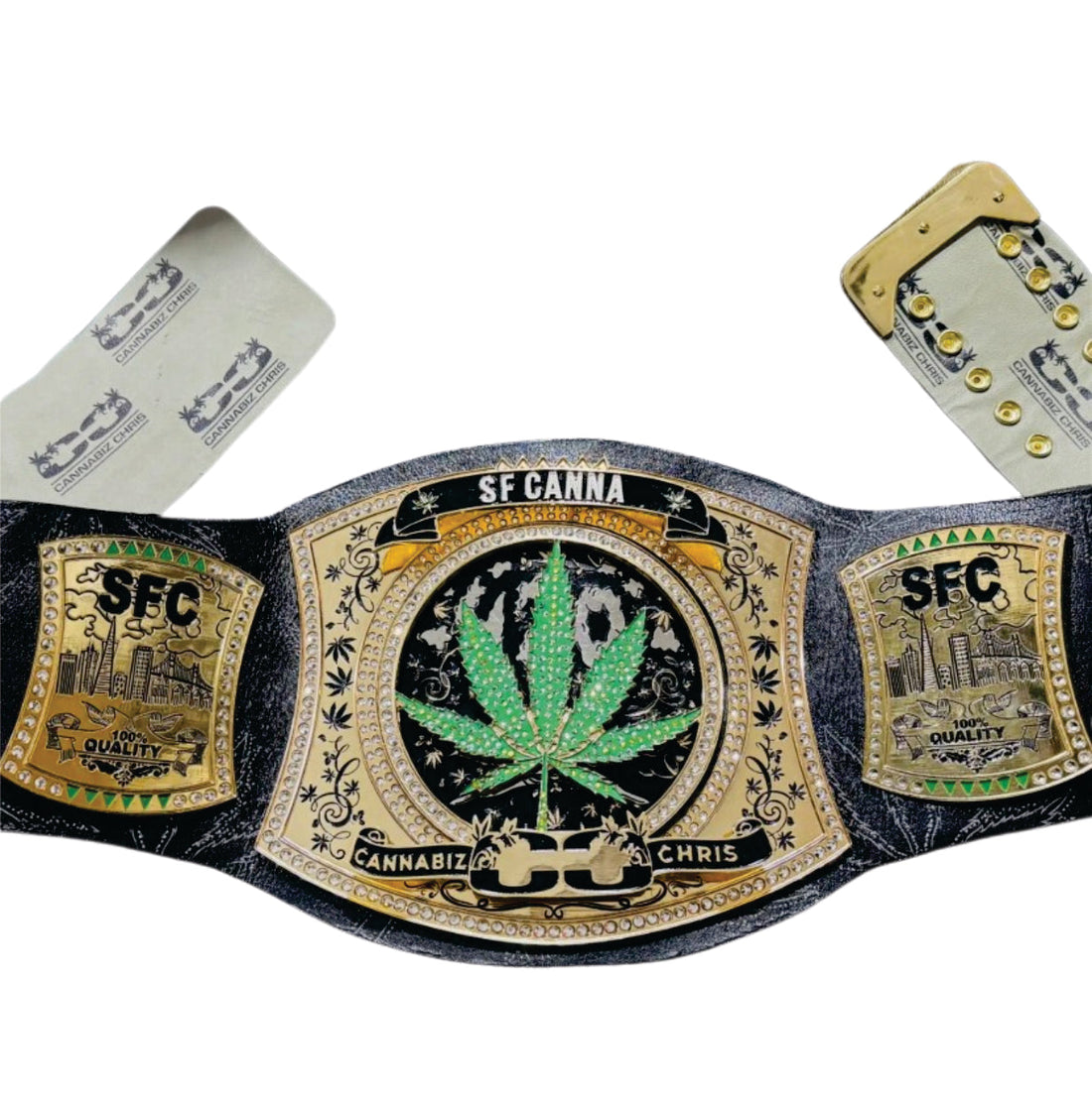 Custom Cannabis Spinner Championship Belt Championship Belts Online