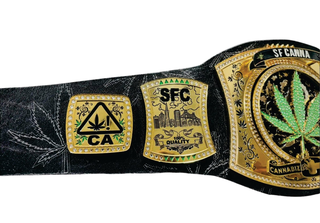 Custom Cannabis Spinner Championship Belt Championship Belts Online