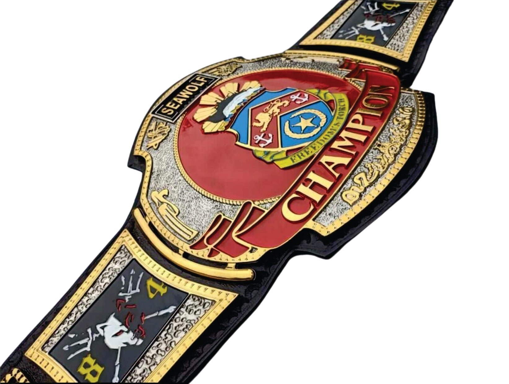 SEAWOLF US NAVY HD ENGRAVING CHAMPIONSHIP BELT Championship Belts Online