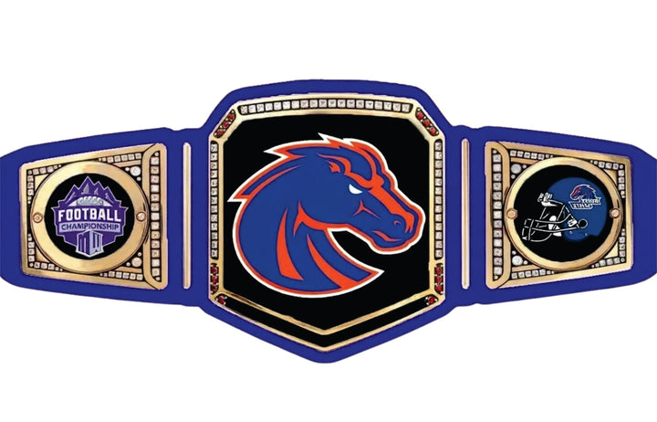 Boise State Broncos National Legacy Title Championship Belt Purple Strap Championship Belts Online