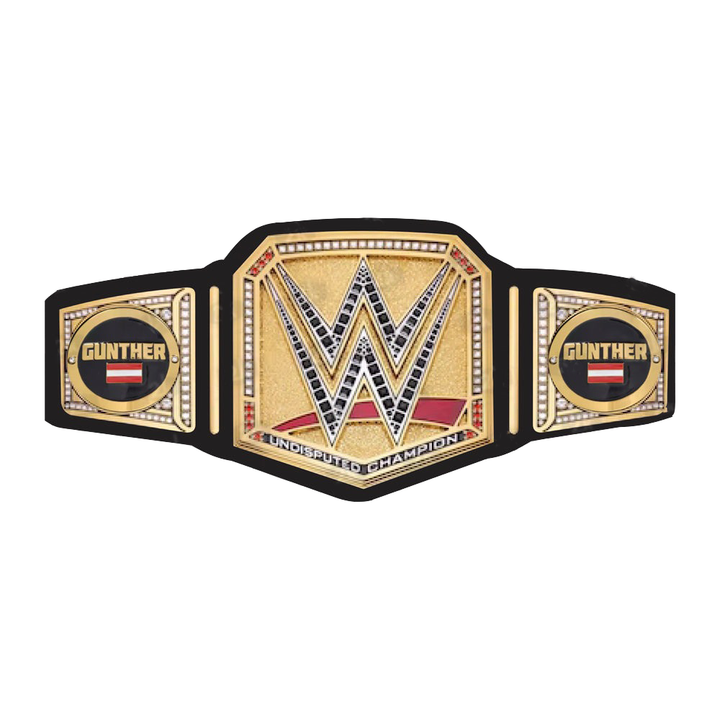 Gunther The Ring General Signature Series Belt (Black Strap) Championship Belts Online