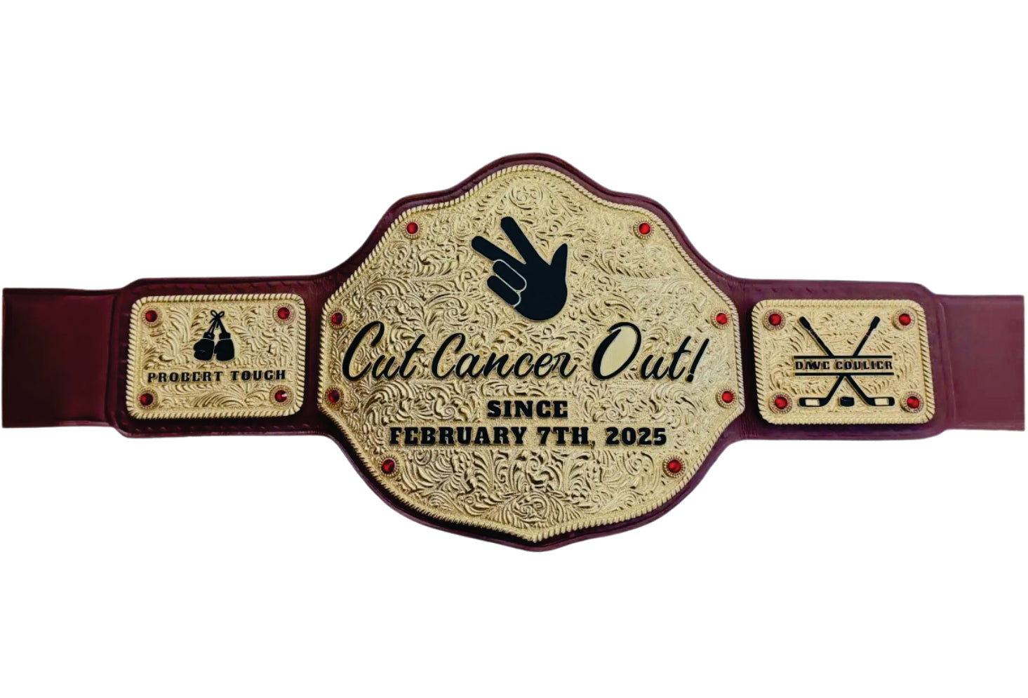 Cut Cancer Out 7 February 2025 Champiosnhip Belt Championship Belts Online