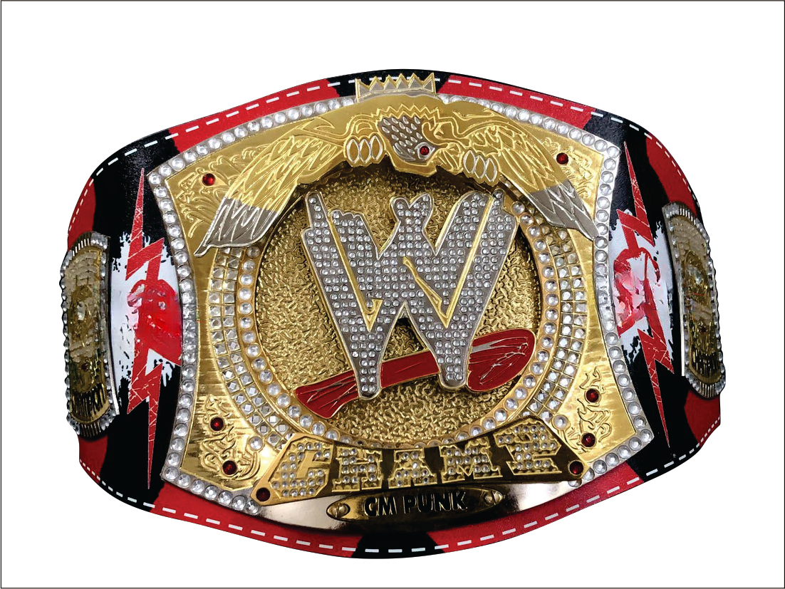 CM Punk Spinner World Heavyweight Championship Belt Replica Championship Belts Online