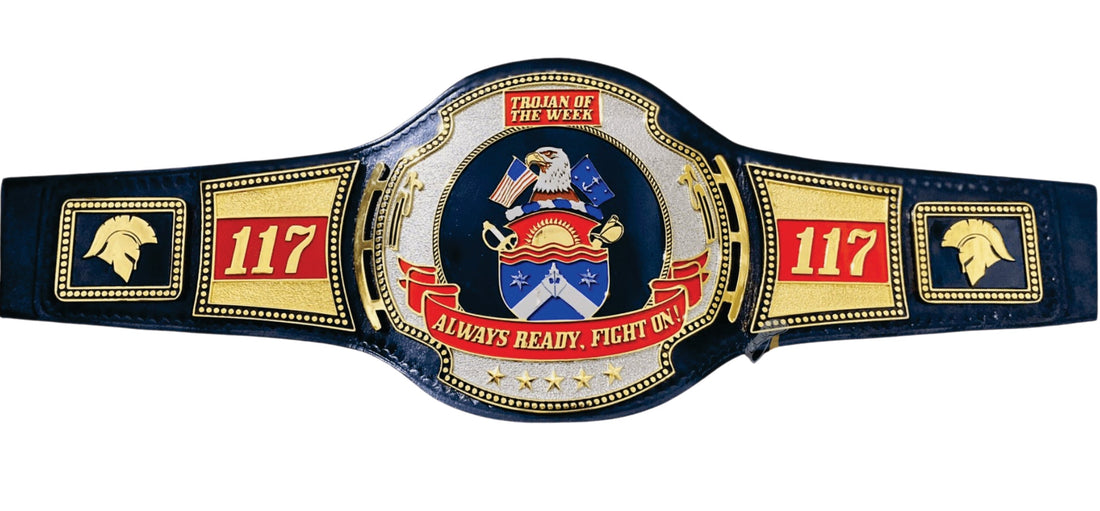 US Navy Trojan of the Week 117 Championship Belt Championship Belts Online