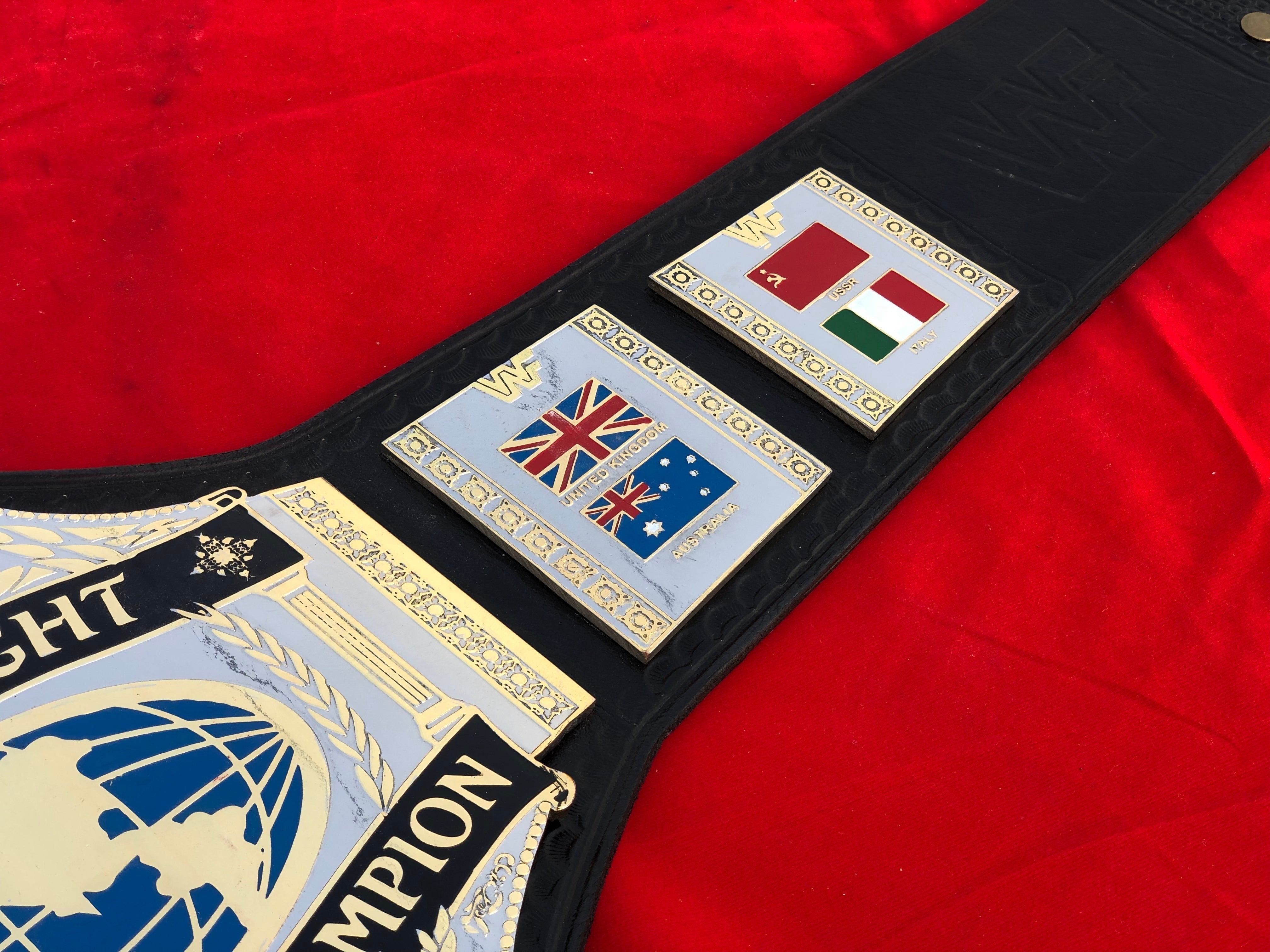 WWF HULK HOGAN 86 WORLD HEAVYWEIGHT WRESTLING CHAMPIONSHIP BELT REPLICA Championship Belts Online