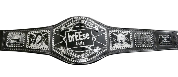 Breese 4-Life Noelle & Jason Championship Belt Championship Belts Online