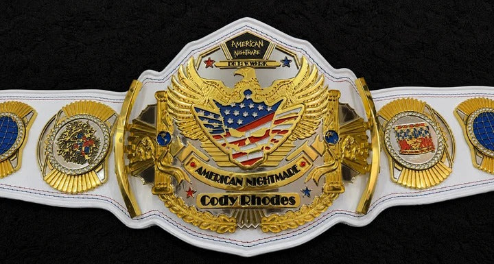 Cody Rhodes American Nightmare Stacked Plated Championship HD CNC Title Belt