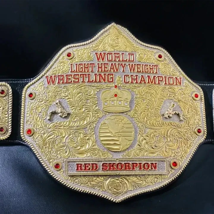Cusotm Big Gold Championship Belt Brass
