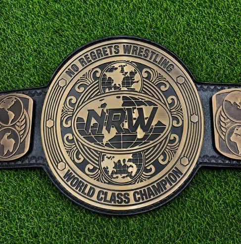 Custom NRW Wrestling HD CNC Antique Title Belt