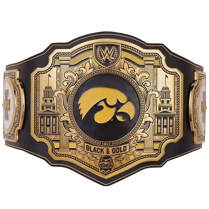 Iowa Hawkeyes WWE Legacy Title Belt