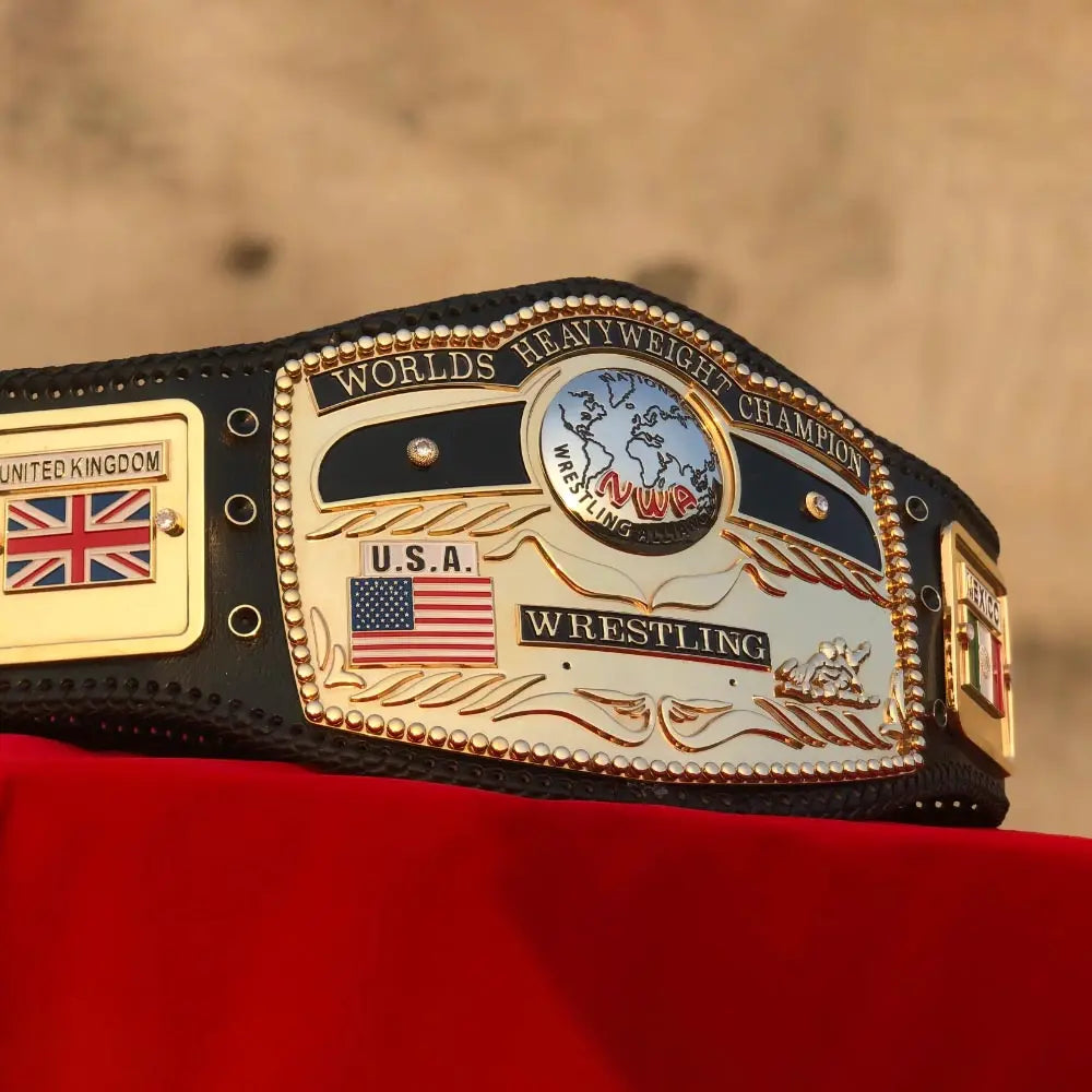 NWA Premium Domed Globe CNC Championship Belt Championship Belts Online