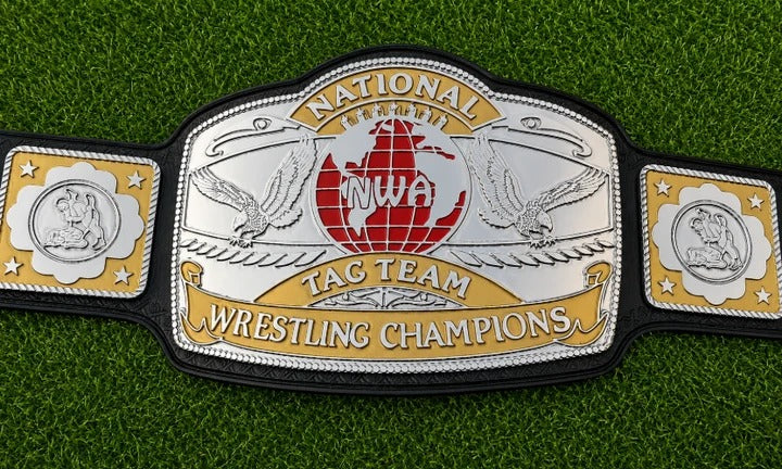 NWA National Tag Team Championship Title Belt HD CNC