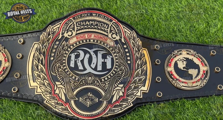 Ring of Honor World Heavyweight Championship Title Belt HD CNC