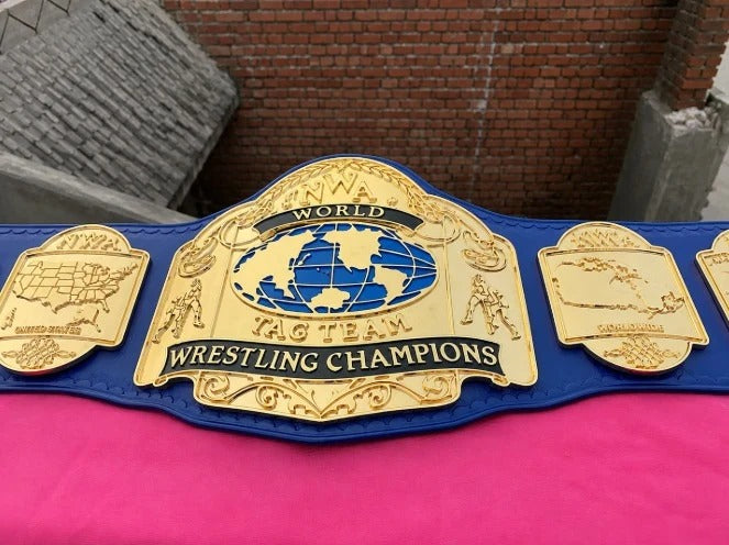 The 24K CNC NWA World Tag Team Heavyweight Premium CNC Championship Belt Replica