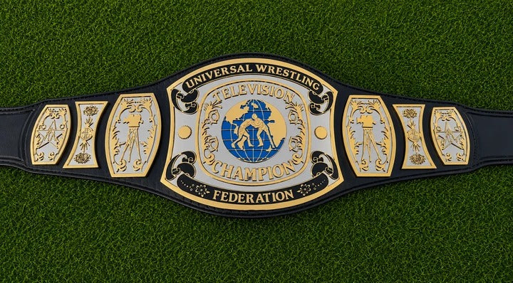 UWF UNIVERSAL TV Wrestling Championship Title Belt HD CNC