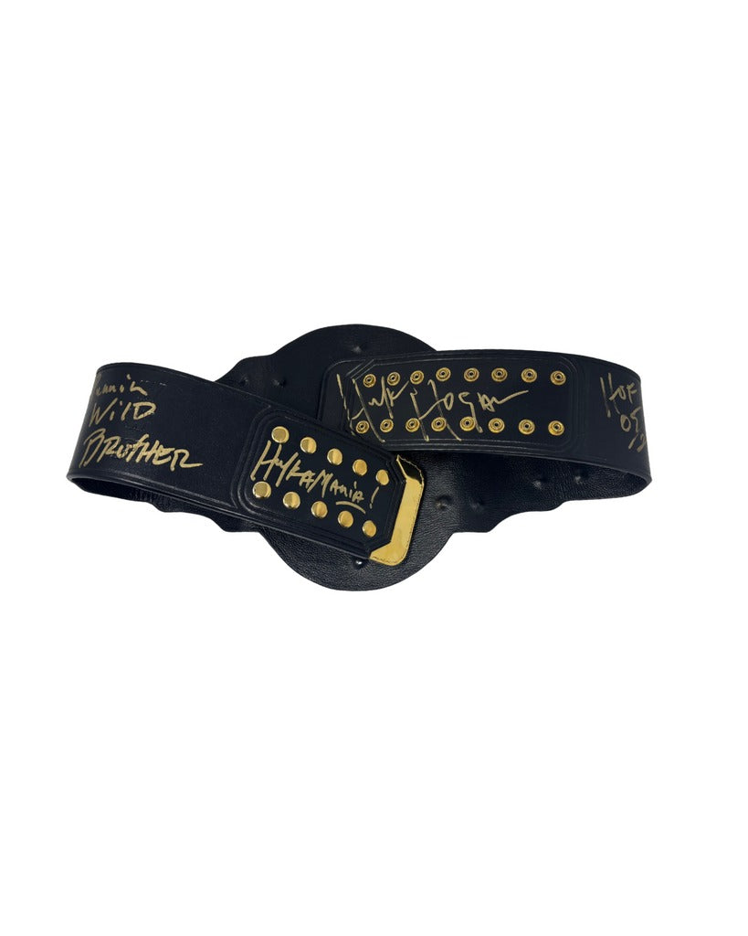 Hulk Hogan Mystery belt autographed Championship Title Belt Championship Belts Online