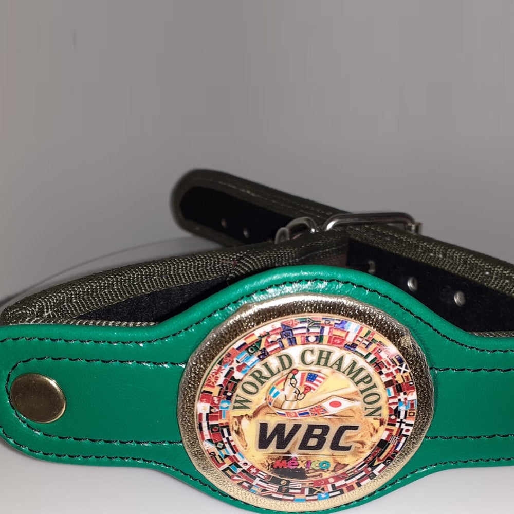 WBC Championship Belt Grey Camo Dog Collar Championship Belts Online